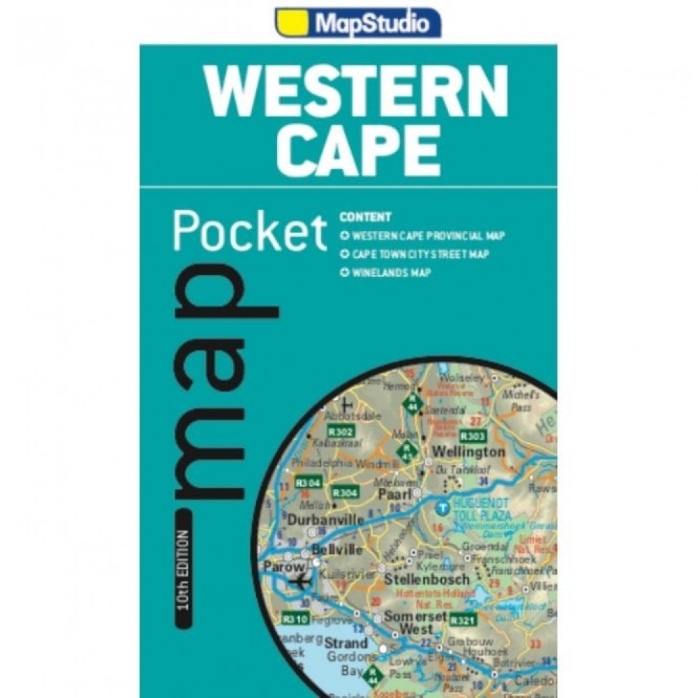 Western Cape Pocket map Map Studio